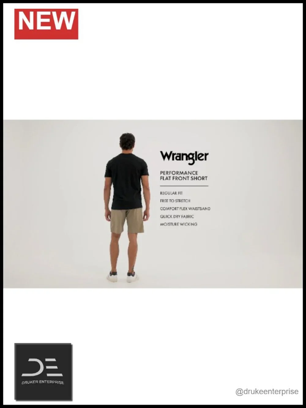 Performance Flex Waistband Flat Front Shorts with 9-Inch Inseam
